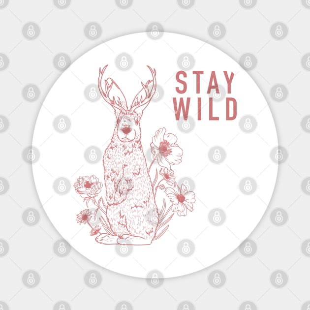 Stay Wild Magnet by Annabalynne